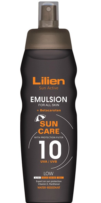 Opalovací emulze ve spreji s SPF 10