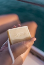 NATAVA Tuhé koupelové a sprchové mýdlo - Konopný olej