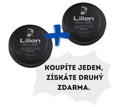 Lilien MEN-ART vosk na vlasy a vousy - Black 45 g