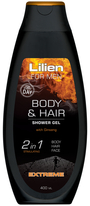 Lilien pánský sprchový gel a šampon 2v1 - Extreme 400 ml