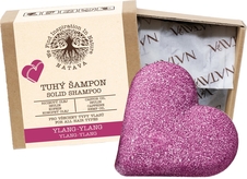 NATAVA Tuhý šampon - Ylang-Ylang - srdce 95 g