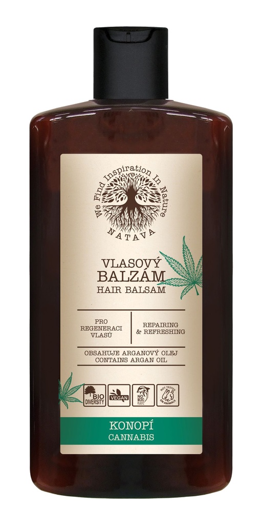 NATAVA Balzám na vlasy - Konopí